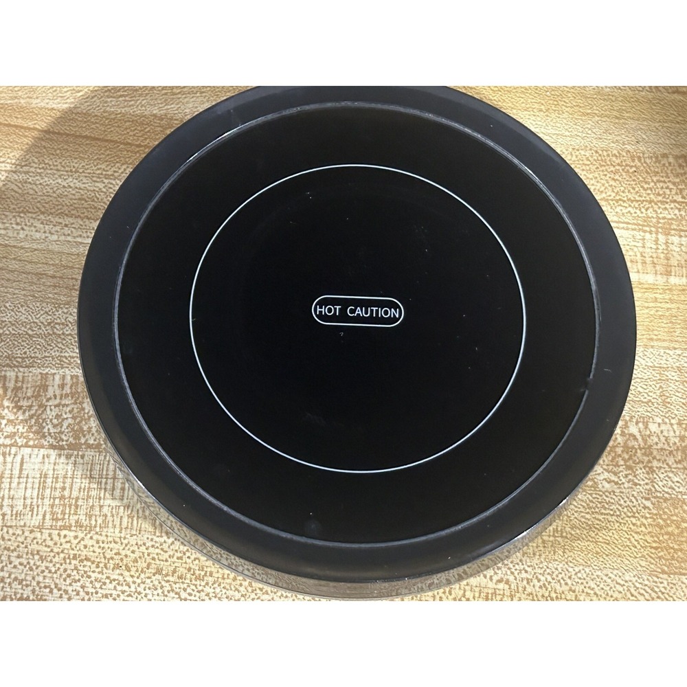 Electric Desktop Coffee Beverage Warmer Coaster Black Works